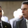 Flávio e Jair Bolsonaro. Foto: reprodução