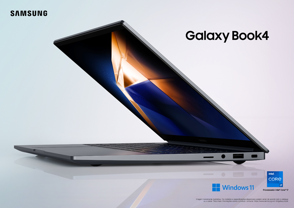 Galaxy Book4 | Imagem meramente ilustrativa