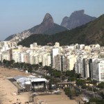 Palco montado nas areias da Praia de Copacabana para o show de Madonna - Fabio Motta/Prefeitura do Rio