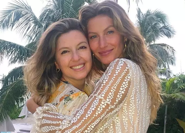 As irmãs Graziela e Gisele Bündchen. Foto: reprodução