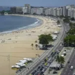 A praia de Copacabana, no Rio de Janeiro. Foto: reprodução