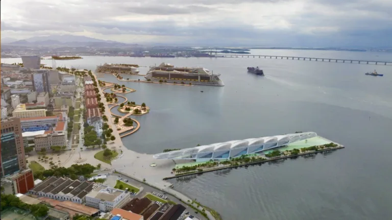Projeto Parque do Porto revitalizará a Zona Portuária com áreas verdes e sustentabilidade. Foto: Reprodução