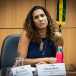 A ministra da Igualdade Racial, Anielle Franco. Reprodução