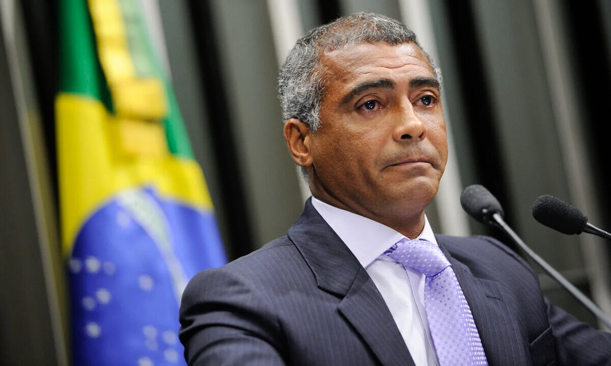 O senador Romário. (Foto: Reprodução)