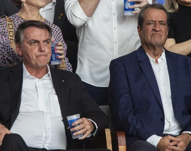 Bolsonaro e Valdemar Costa Neto. Foto: reprodução
