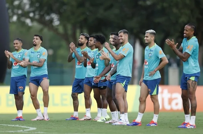 Jogadores da seleção brasileira. Foto: reprodução