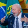Presidente da República, Luiz Inácio Lula da Silva, durante entrevista aos jornalistas Leonardo Sakamoto e Carla Araújo, do UOL, no Palácio do Planalto. Foto: Ricardo Stuckert / PR Editoria: