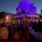 Manifestantes na Place de la République, em Paris. Foto: Divulgação