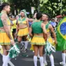 Verde e amarelo são ressignificados na Parada LGBTQIA+ da avenida Paulista. Créditos: Andre Ribeiro/Thenews2/Folhapress