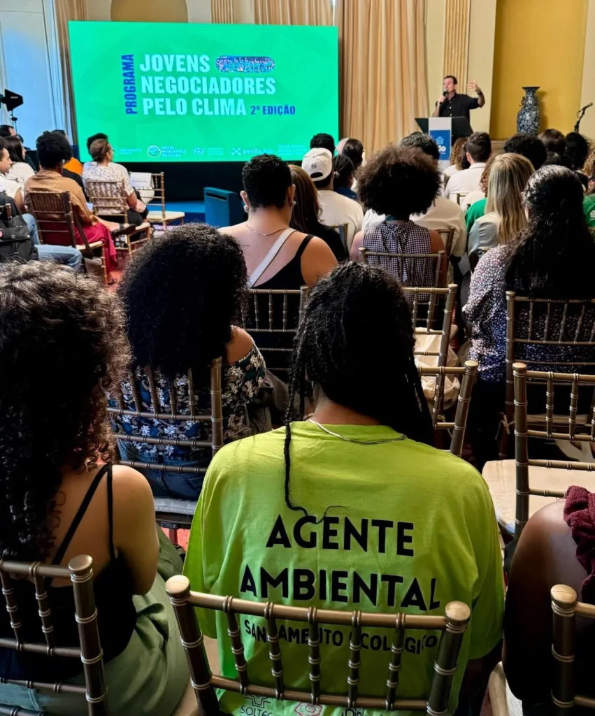 Eduardo Paes durante discurso / Crédito: Beth Santos
