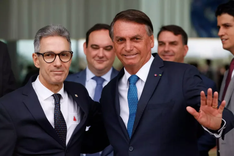Romeu Zema e Jair Bolsonaro. Foto: reprodução