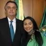 Jair Bolsonaro e Silvia Waiãpi. Foto: reprodução