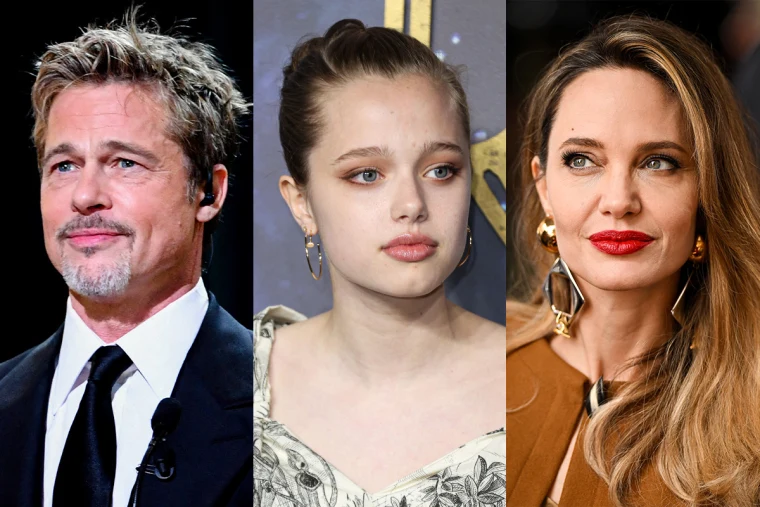 Brad Pitt, Shiloh Nouvel Jolie-Pitt e Angelina Jolie