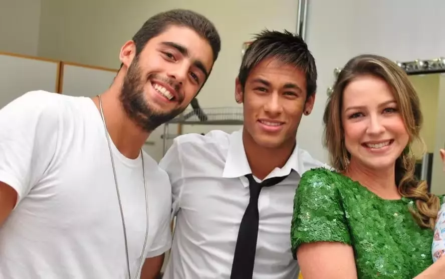 Pedro Scooby, Neymar e Luana Piovani. Foto: reprodução