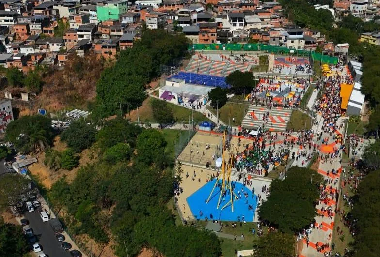 O Parque Carioca Pavuna fica numa área de 17 mil metros quadrados - Fabio Motta/Prefeitura do Rio