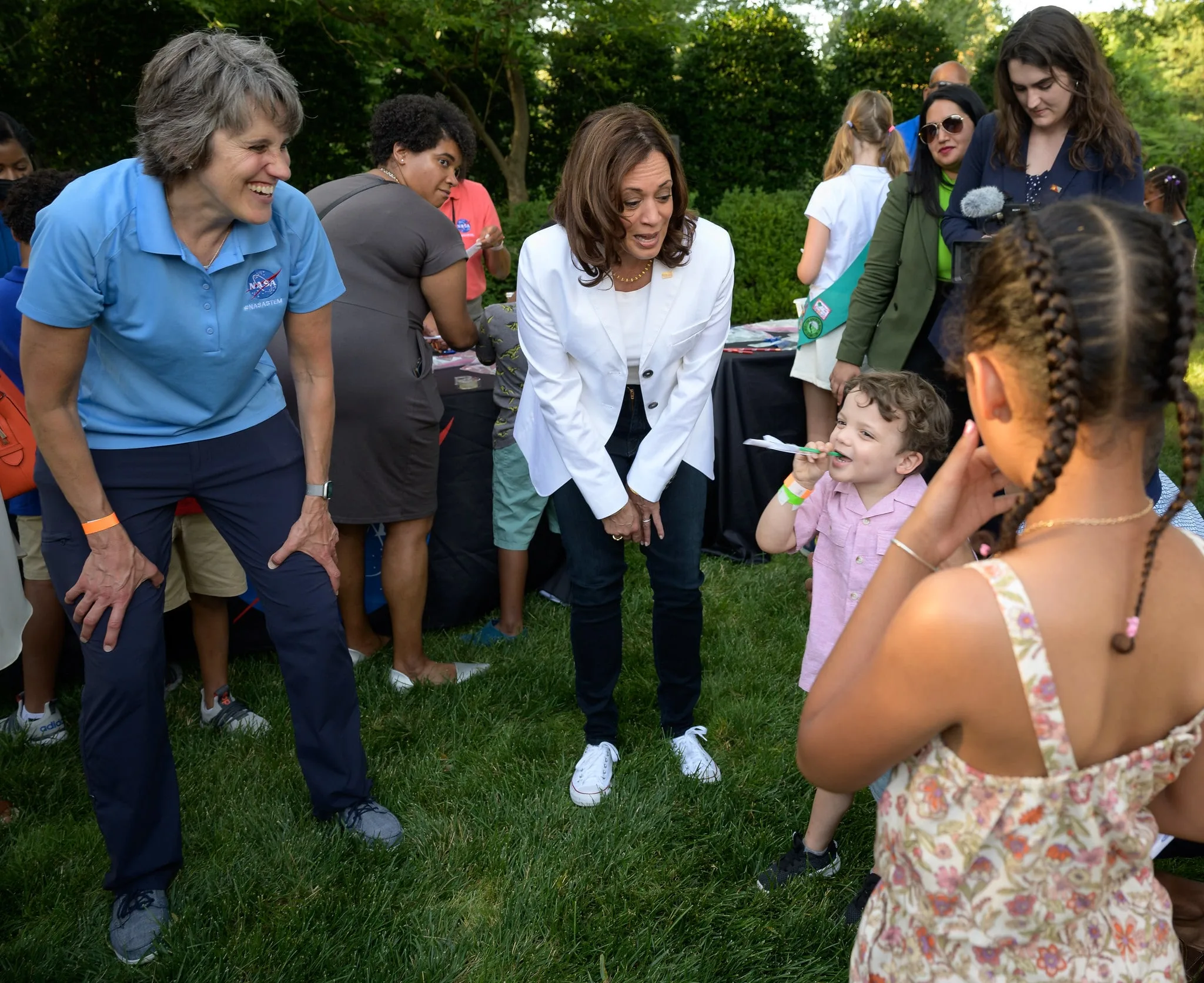 Kamala Harris - Foto: Crédito da foto: (NASA/Bill Ingalls)