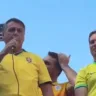 O ex-presidente Jair Bolsonaro durante ato no Rio de Janeiro nesta quinta (18). Foto: Reprodução