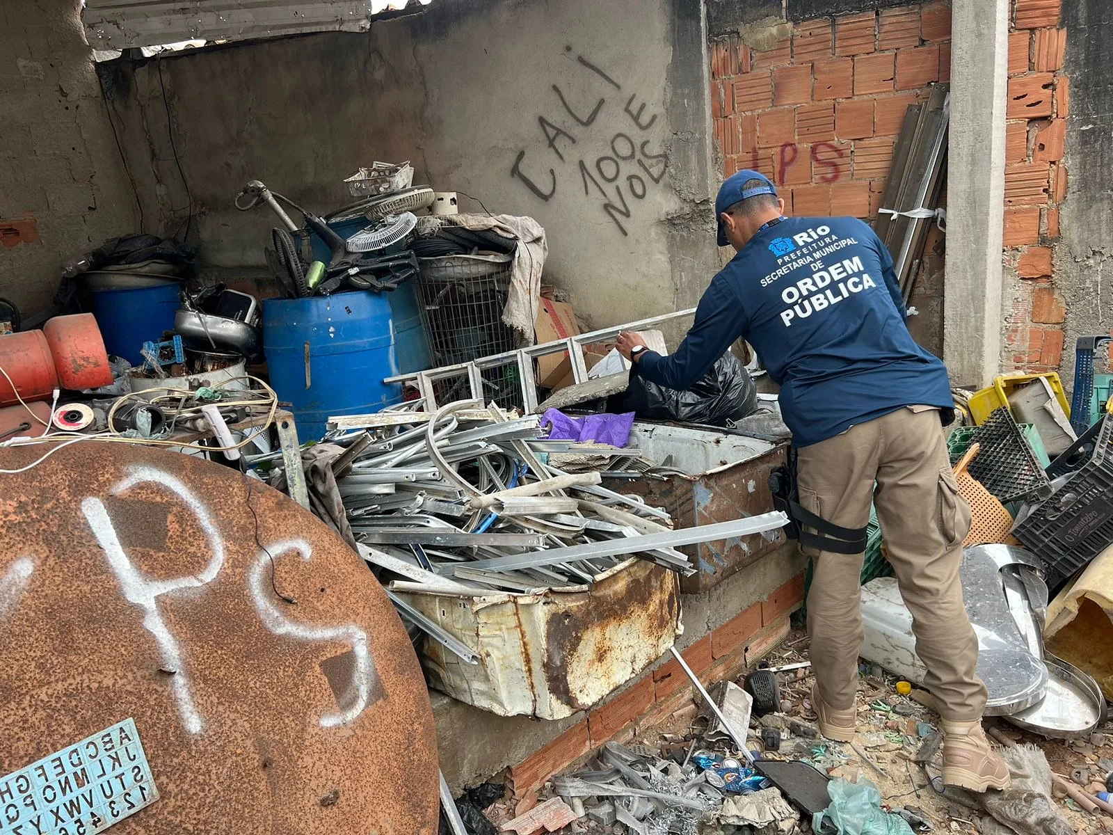 SEOP apreende 300 kg de cobre e interdita dois ferros-velhos em Santa Cruz 