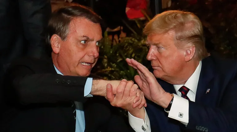 Donald Trump recebe Jair Bolsonaro em visita oficial aos EUA