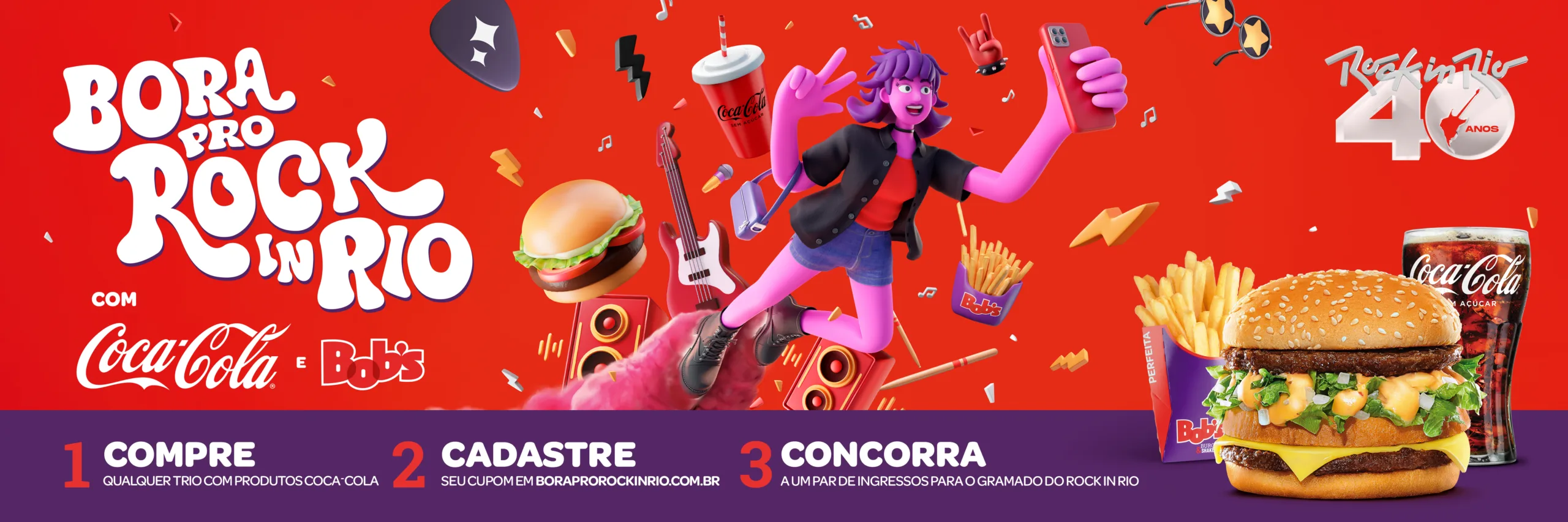 Rock in Rio: Coca-Cola e Bob's lançam promoção para levar fãs ao festival | Diário Carioca