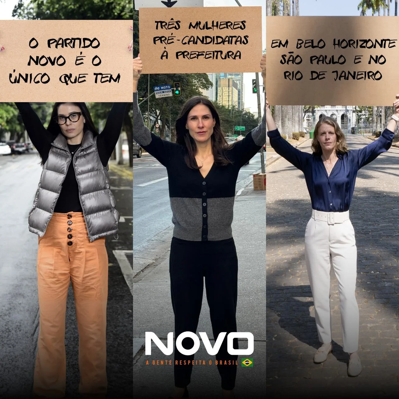 Novo é o único a ter três pré-candidatas mulheres às prefeituras do Rio de Janeiro, São Paulo e Belo Horizonte | Diário Carioca