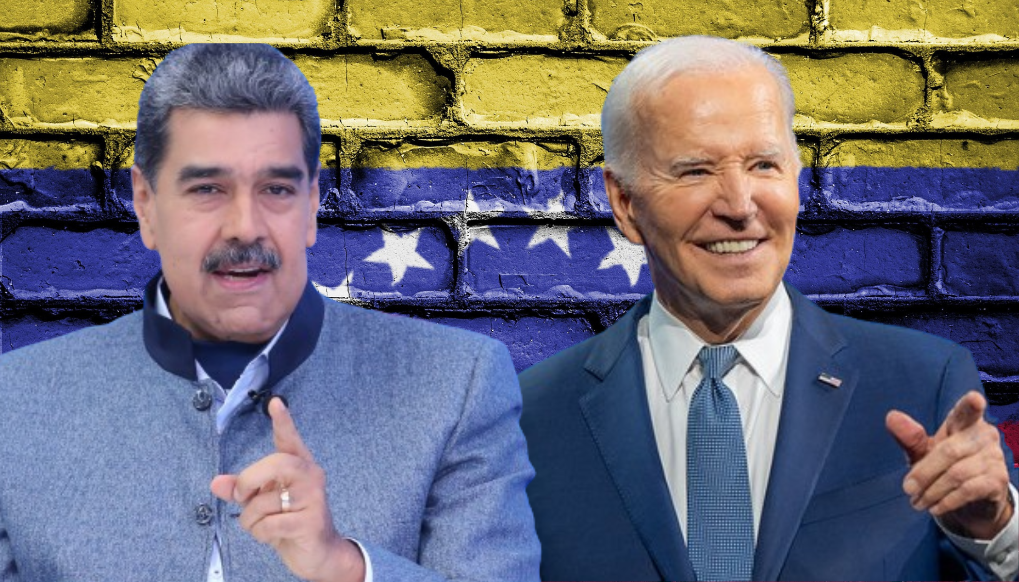 Nicolás Maduro e Joe Biden - Foto: Divulgação