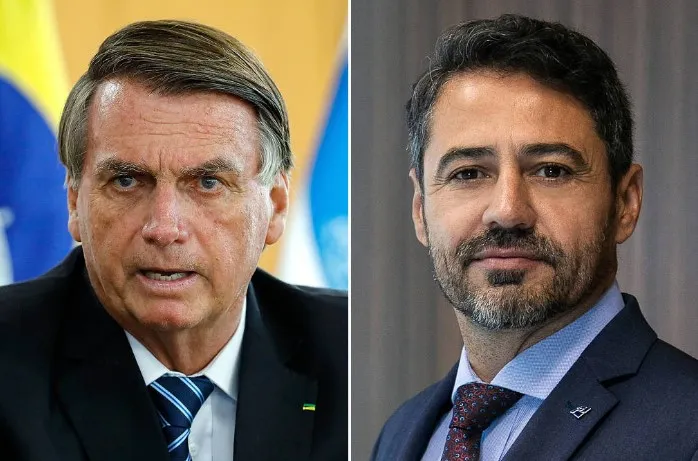 Bolsonaro e Julio Cesar Vieira Gomes - Reprodução