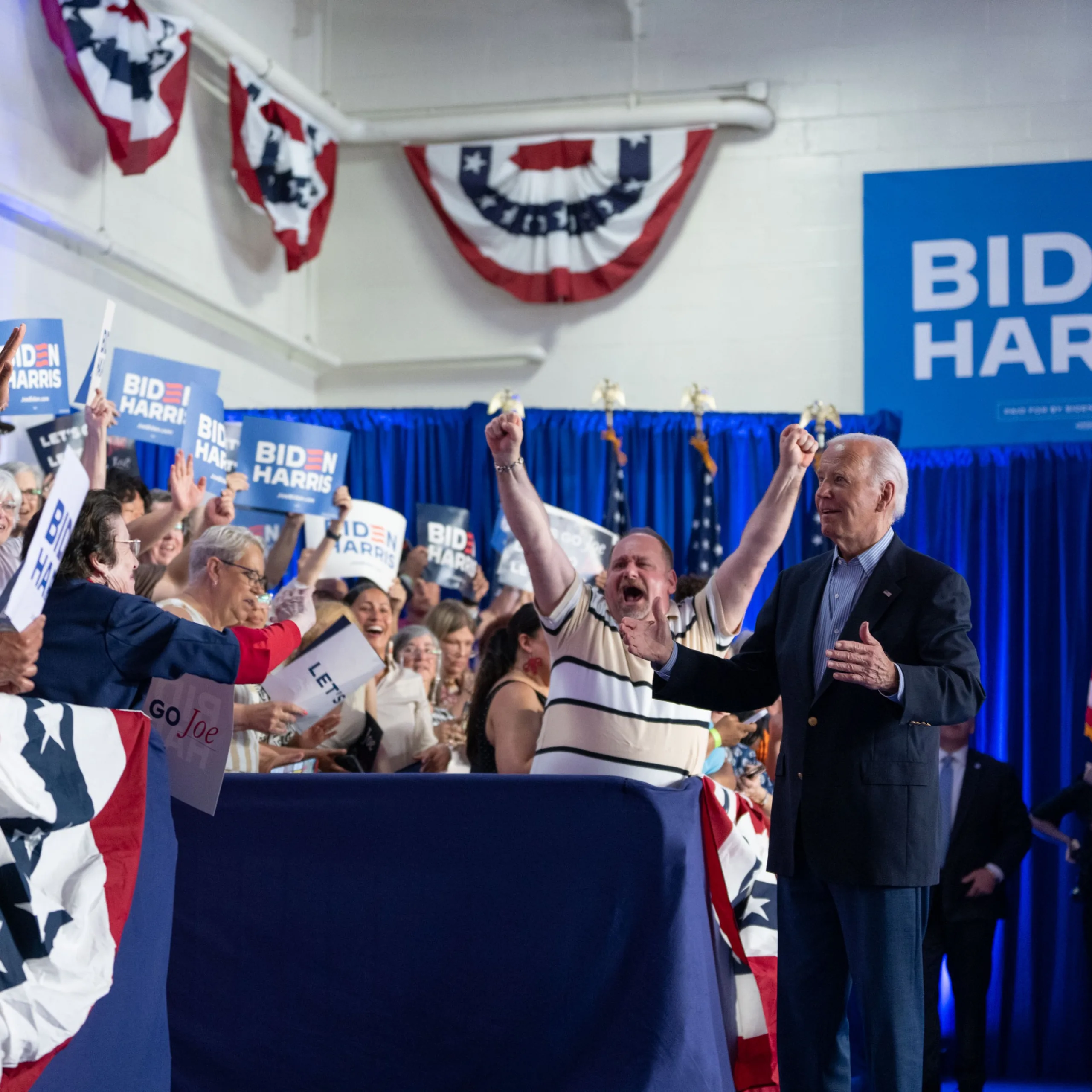 Wisconsin/EUA - 06/07/2024 - Presidente Joe Biden em campanha na cidade de Wisconsin/EUA. Foto: @JoeBiden