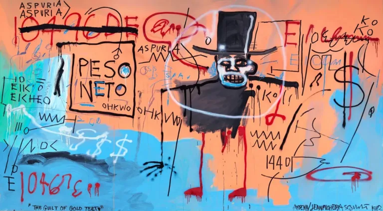 Imagem: Basquiat, “A culpa dos dentes de ouro” (1982)