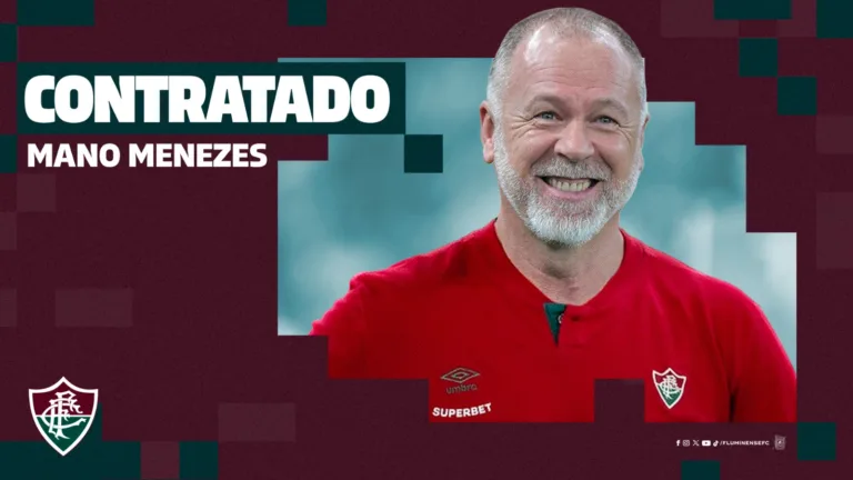 Mano Menezes é o novo técnico do Fluminense