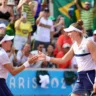 Tênis em Dupla feminina. Beatriz Haddad Maia e Luisa Stefani. Foto: Gaspar Nóbrega/COB