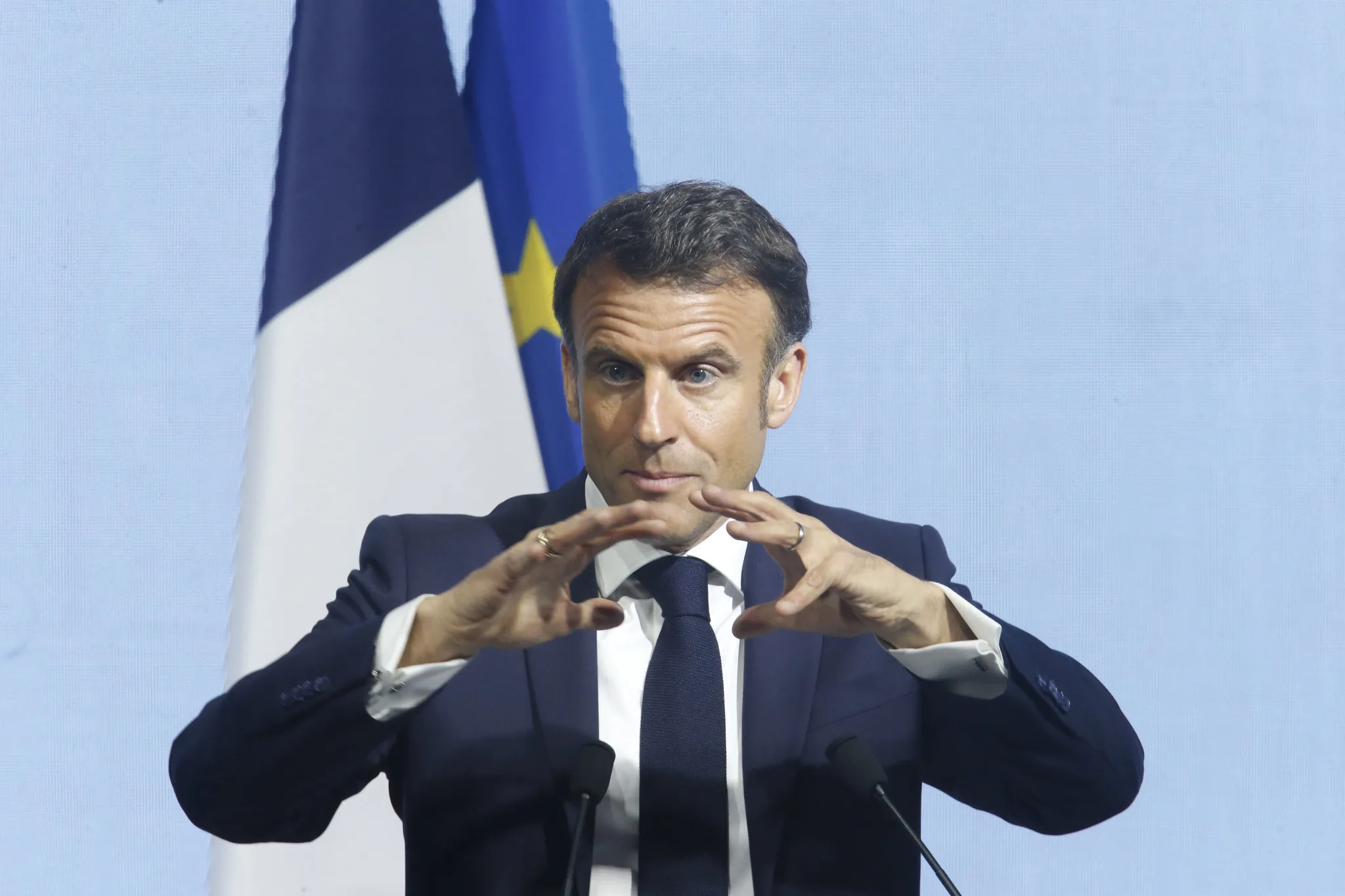 Presidente da França, Emmanuel Macron - Foto: Paulo Pinto/Agência Brasil