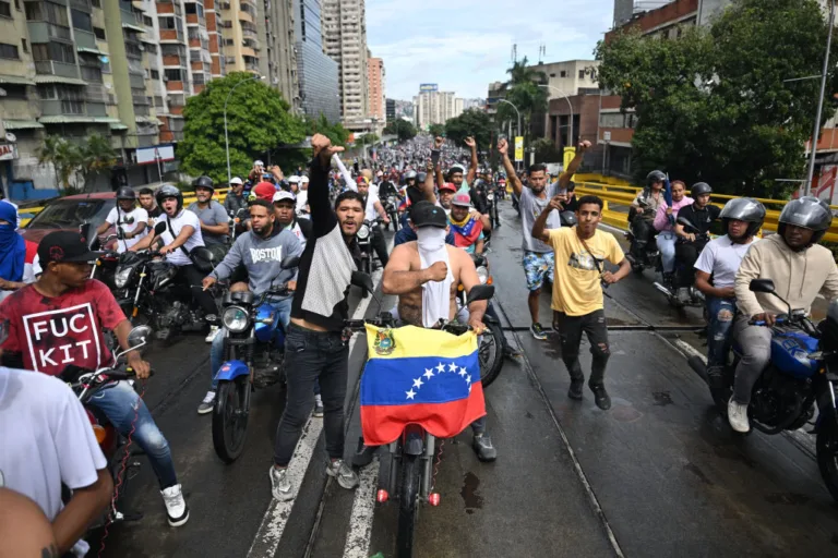 Protestos em Caracas. | Foto: Reprodução