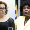 As deputadas federais Carla Zambelli (PL) e Benedita da Silva (PT) – Reprodução