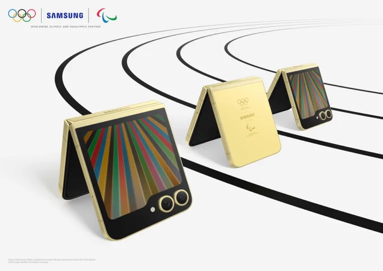 Samsung apresenta o exclusivo Galaxy Z Flip6 Edição Olímpica, com tecnologia Galaxy AI, para os atletas de Paris 2024