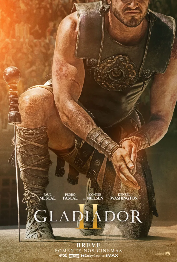 'Gladiador II' ganha seu primeiro teaser pôster

