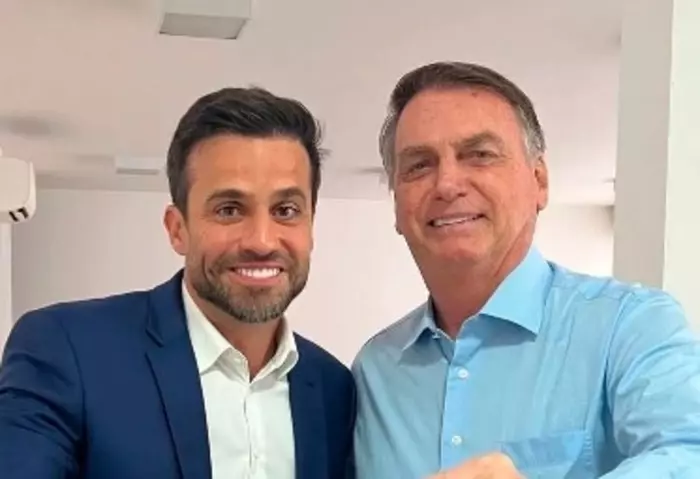 Pablo Marçal e Jair Bolsonaro. Foto: reprodução