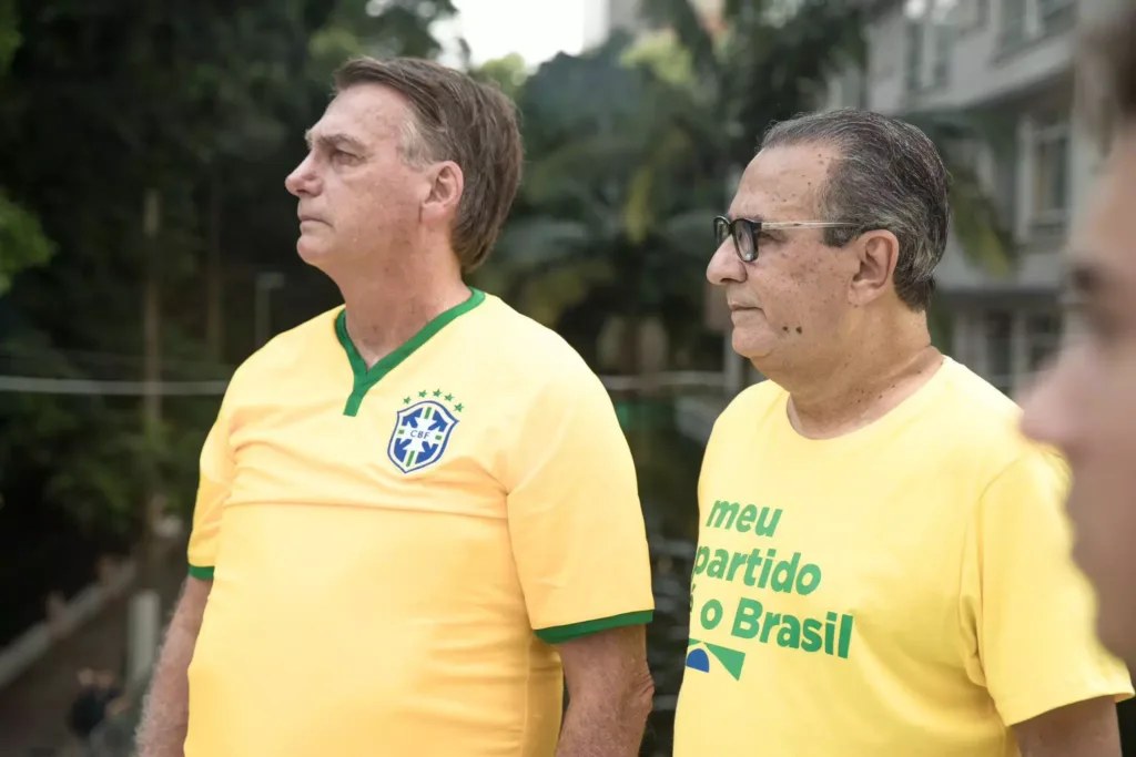 Jair Bolsonaro e o pastor Silas Malafaia. Foto: reprodução