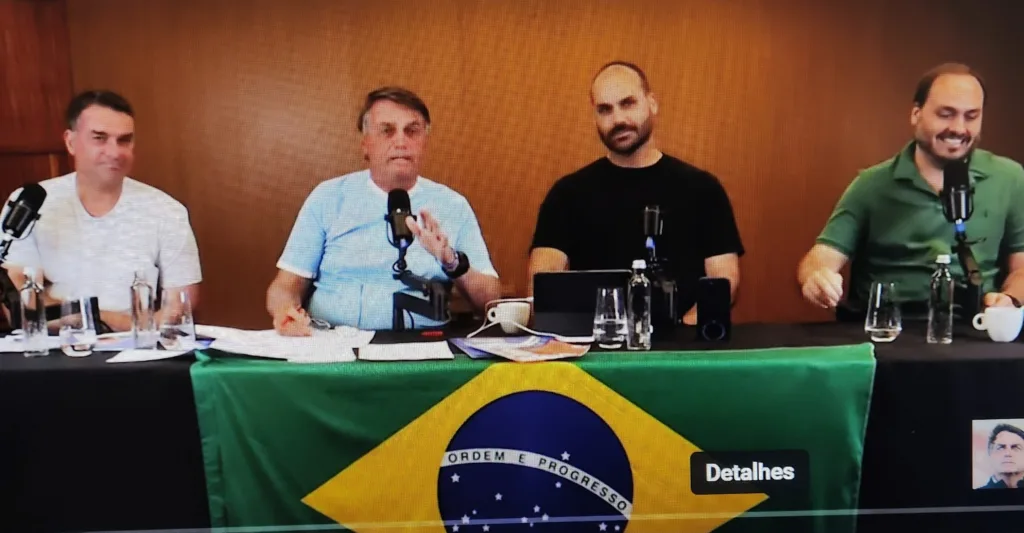 Família Bolsonaro em Angras dos Reis - Foto: Reprodução