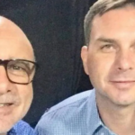 Fabricio Queiroz e seu amigo Flávio Bolsonaro - Foto: Reprodução