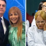 Jair Bolsonaro e Flordelis - (crédito: Foto reprodução internet)