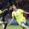 Gabi Portilho marca e Brasil avança à semifinal - Foto: Rafael Ribeiro/CBF