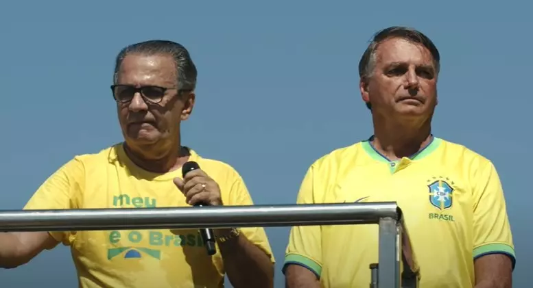 Silas Malafaia e o ex-presidente Jair Bolsonaro. Foto: reprodução