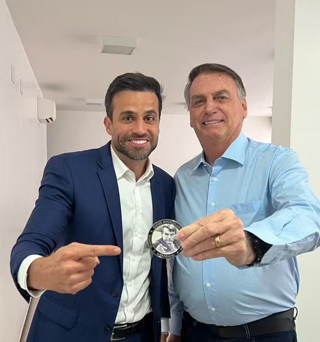 Pablo Marçal e Jair Bolsonaro