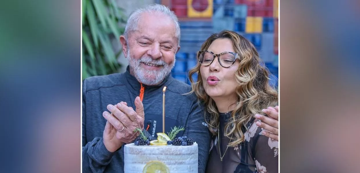 Lula e Janja (Foto: Divulgação (Instagram))