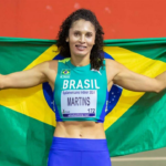 Valdileia Martins, finalista olímpica no salto em altura. Foto: reprodução