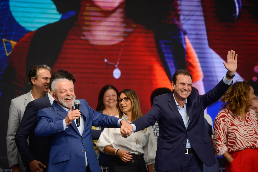 O presidente da República, Luiz Inácio Lula da Silva durante ao lado do Prefeito Eduardo Paes - Foto: Tomaz Silva/Agência Brasil