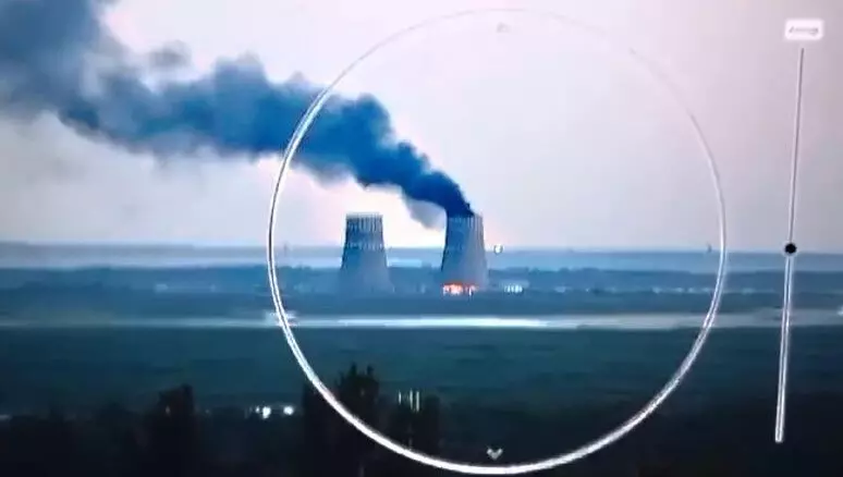 Usina nuclear Zaporizhzhia na Ucrânia. Foto: Divulgação