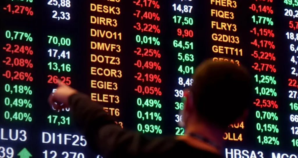 Painel do Ibovespa. Foto: Amanda Perobelli/Reuters