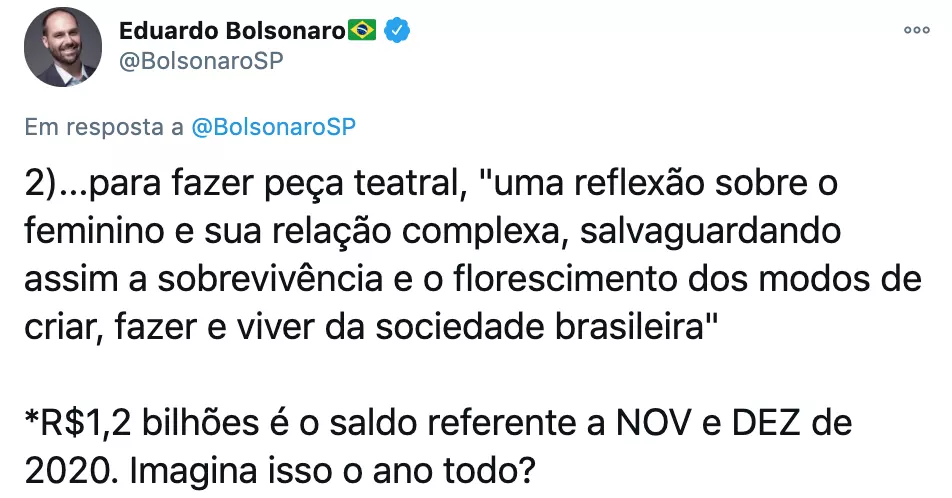 Eduardo Bolsonaro Mentindo